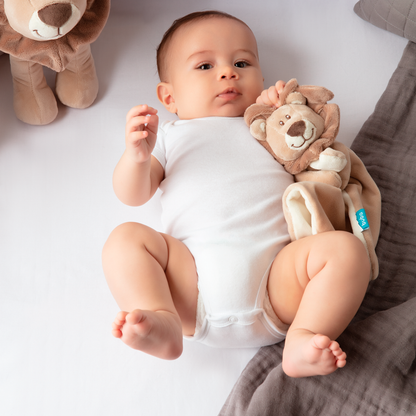 Naninha De Pelúcia Buba Super Macia E Antialérgica Para Bebê Leãozinho