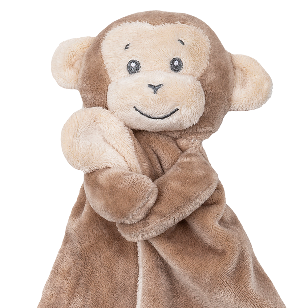 Naninha De Pelúcia Buba Super Macia E Antialérgica Para Bebê Macaquinho